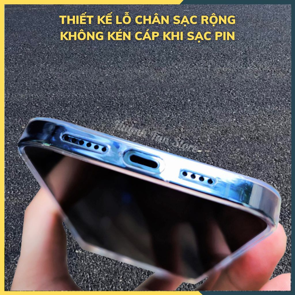 Ốp lưng trong suốt silicon GOR dành cho iphone 13 pro bảo vệ camera dẻo siêu mỏng - Hàng nhập khẩu