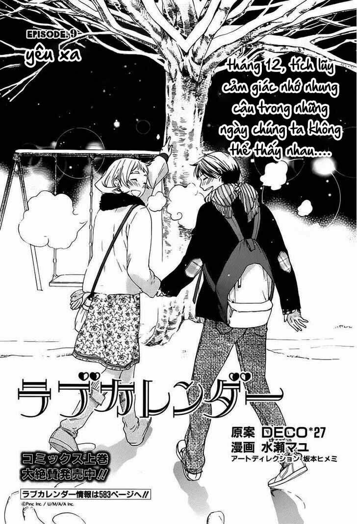 lịch tình yêu chapter 9 4