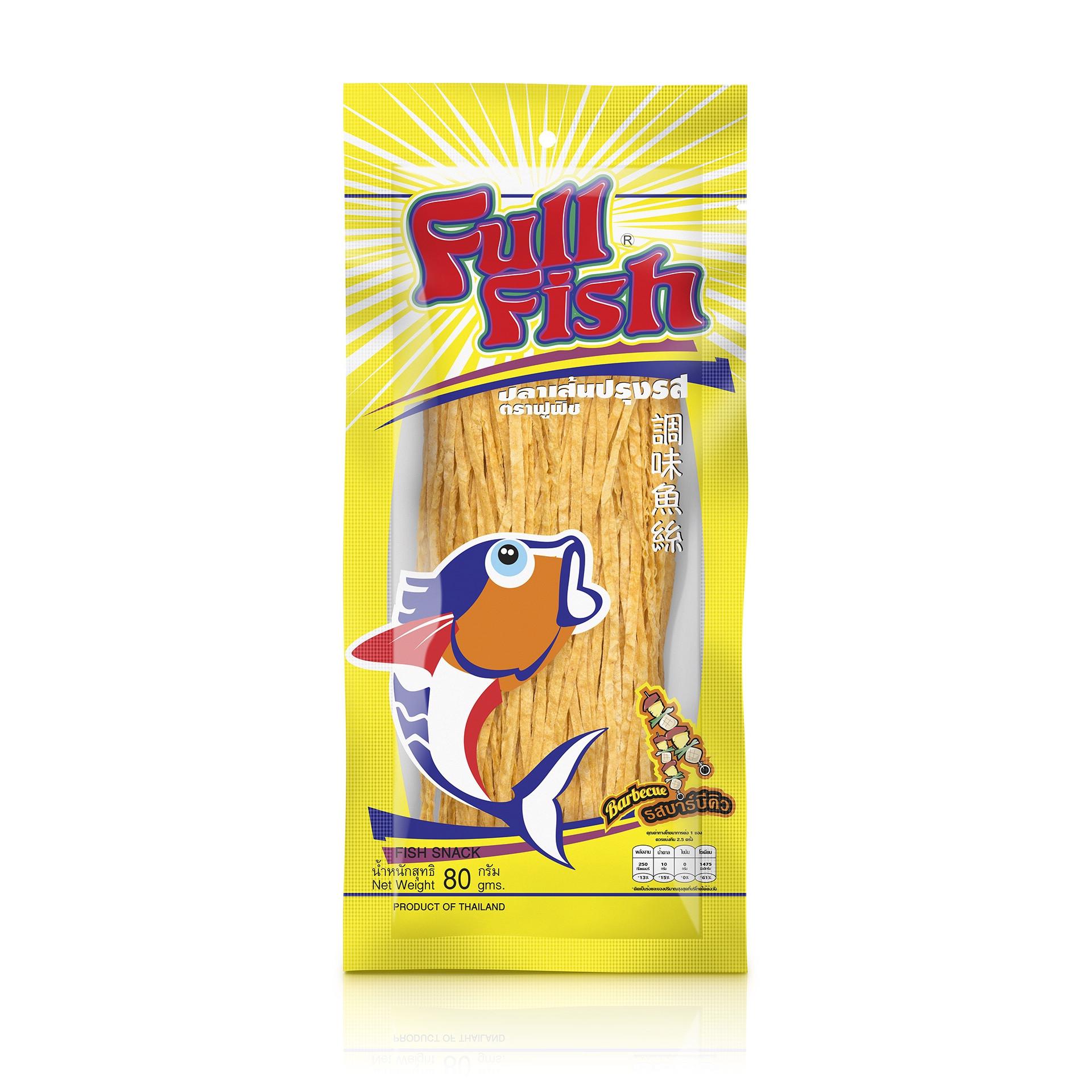 5 gói Snack cá Full Fish vị BBQ - 70g