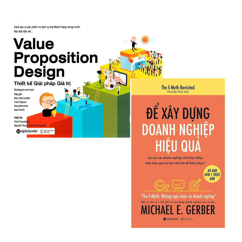 Combo Sách Kỹ Năng Kinh Doanh: Thiết Kế Giải Pháp Giá Trị + Để Xây Dựng Doanh Nghiệp Hiệu Quả