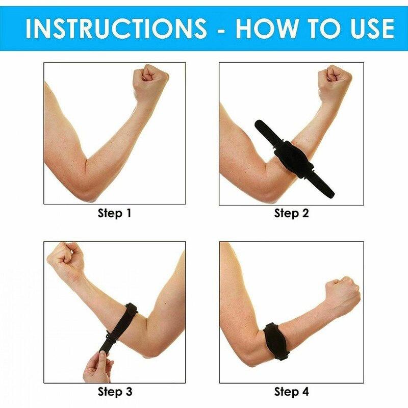 Adjustable Sports Compression Elbow Support Elbow Brace Breathable Arm Protector Sports Elbow Support Pad Injury Pain Relief