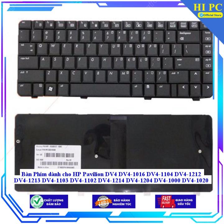 Bàn Phím dành cho HP Pavilion DV4 DV4-1016 DV4-1104 DV4-1212 DV4-1213 DV4-1103 DV4-1102 DV4-1214 DV4-1204 DV4-1000 DV4-1 - Hàng Nhập Khẩu