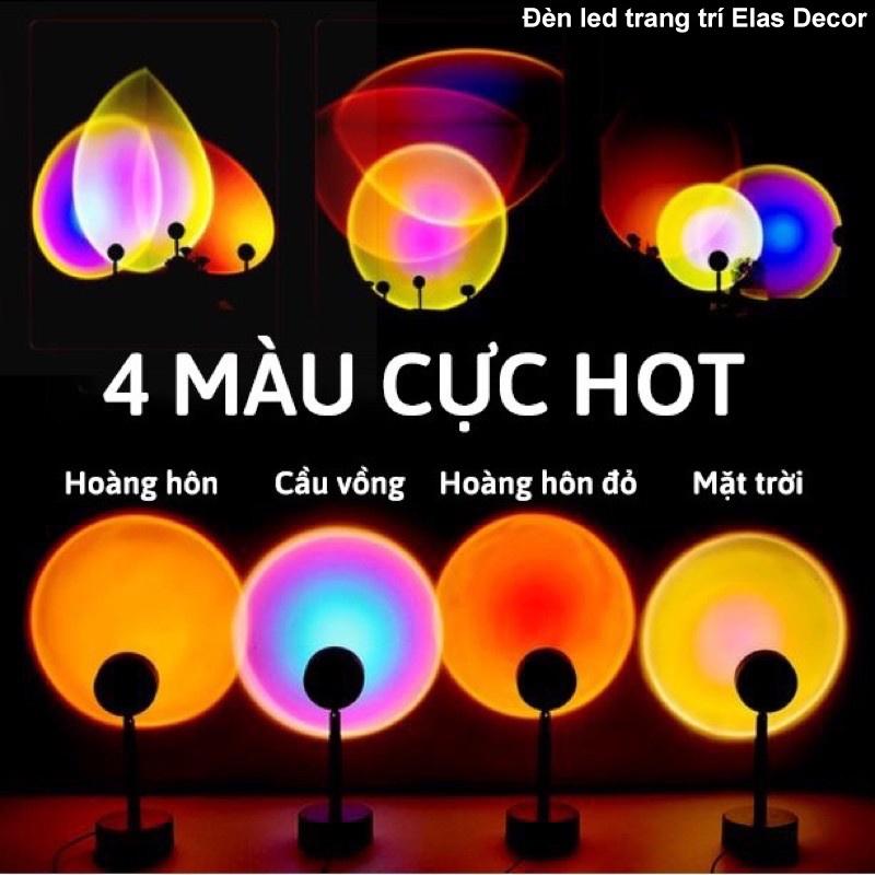 Đèn Hoàng Hôn, Rose Sunset Đổi Màu, Đèn Cầu Vồng, Mặt Trời Livestream
