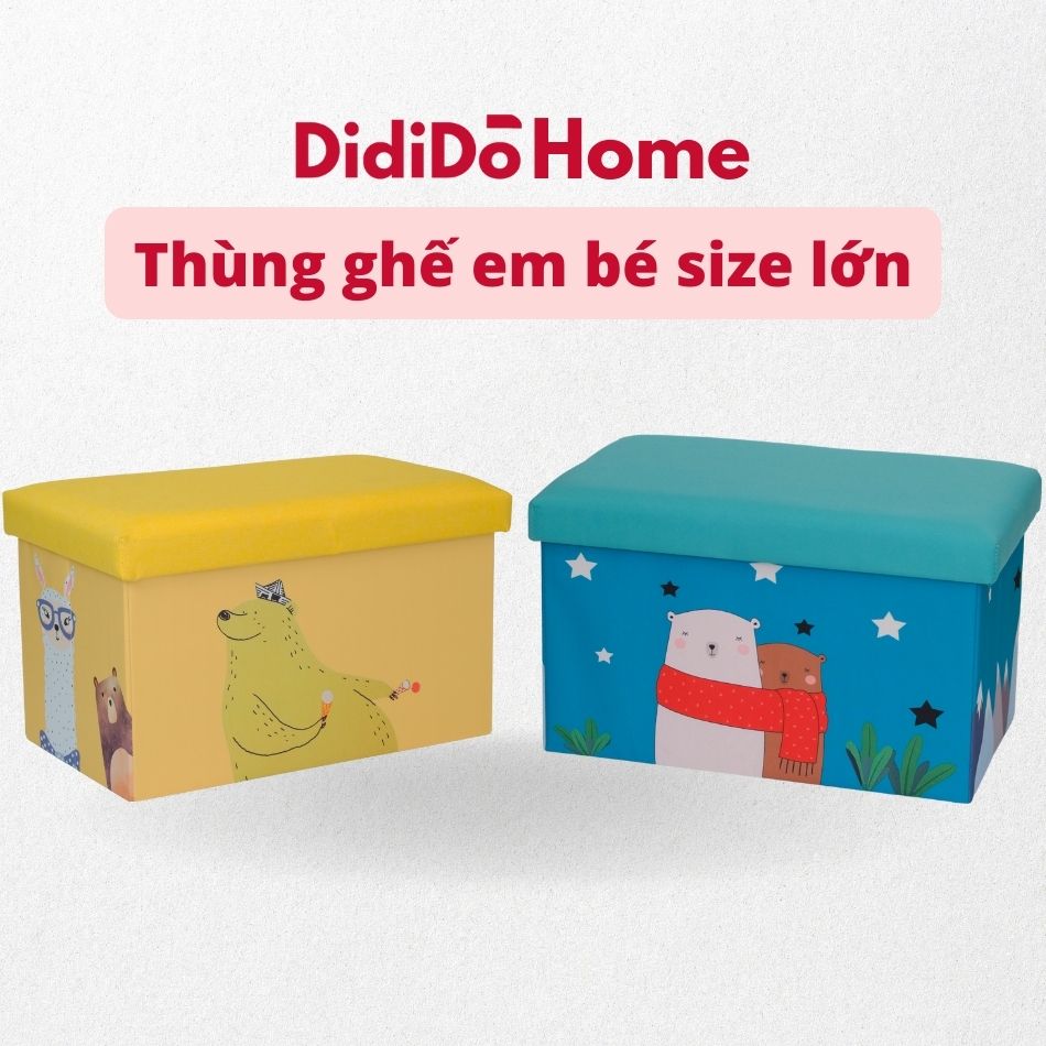 Hộp đựng đồ DidiDo kết hợp ghế ngồi cho bé