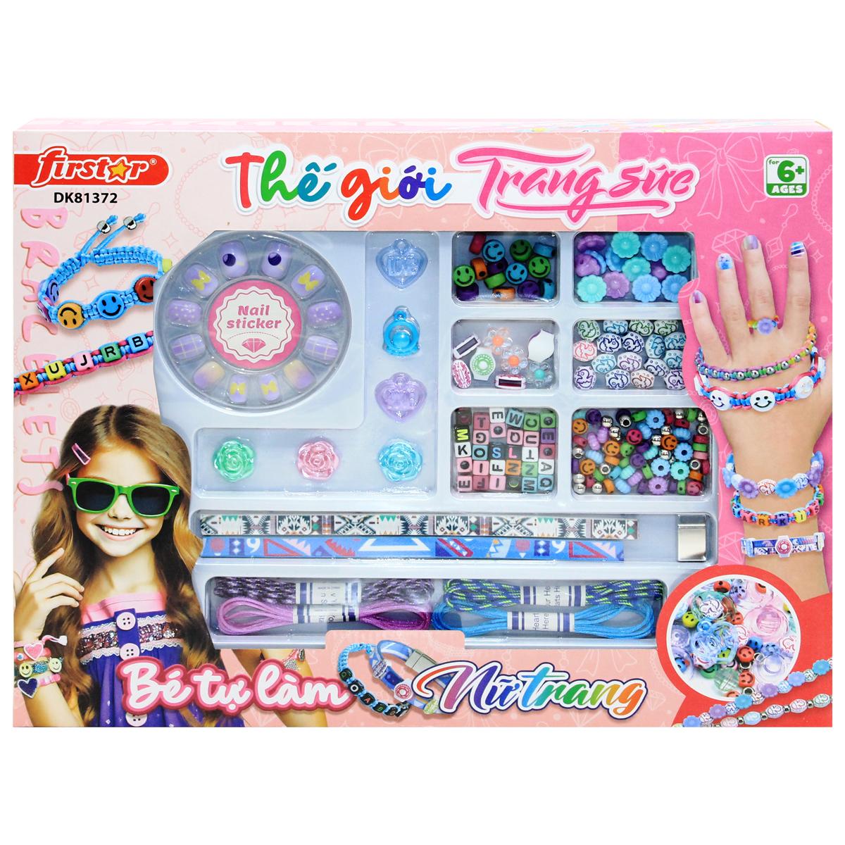 Đồ Chơi Bé Tự Làm Nữ Trang - Thế Giới Trang Sức - Firstar DK81372