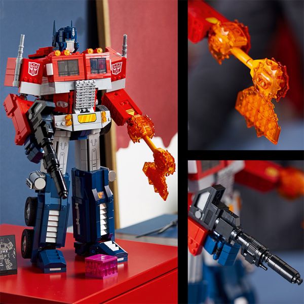 BỘ LẮP RÁP LEGO TRANSFORMERS 10302 ROBOT BIẾN HÌNH OPTIMUS PRIME