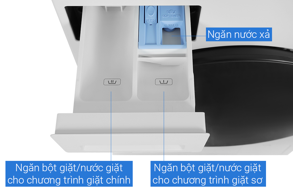 Tháp giặt sấy LG WashTower Inverter giặt 14 kg - sấy 10 kg WT1410NHE - Hàng Chính Hãng