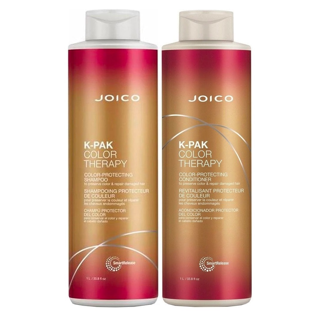 BỘ DẦU GỘI XẢ JOICO K-PAK COLOR THERAPY TO PRESERVE COLOR &amp; REPAIR DAMAGE - GIỮ MÀU VÀ PHỤC HỒI TÓC HƯ TỔN 1000ML