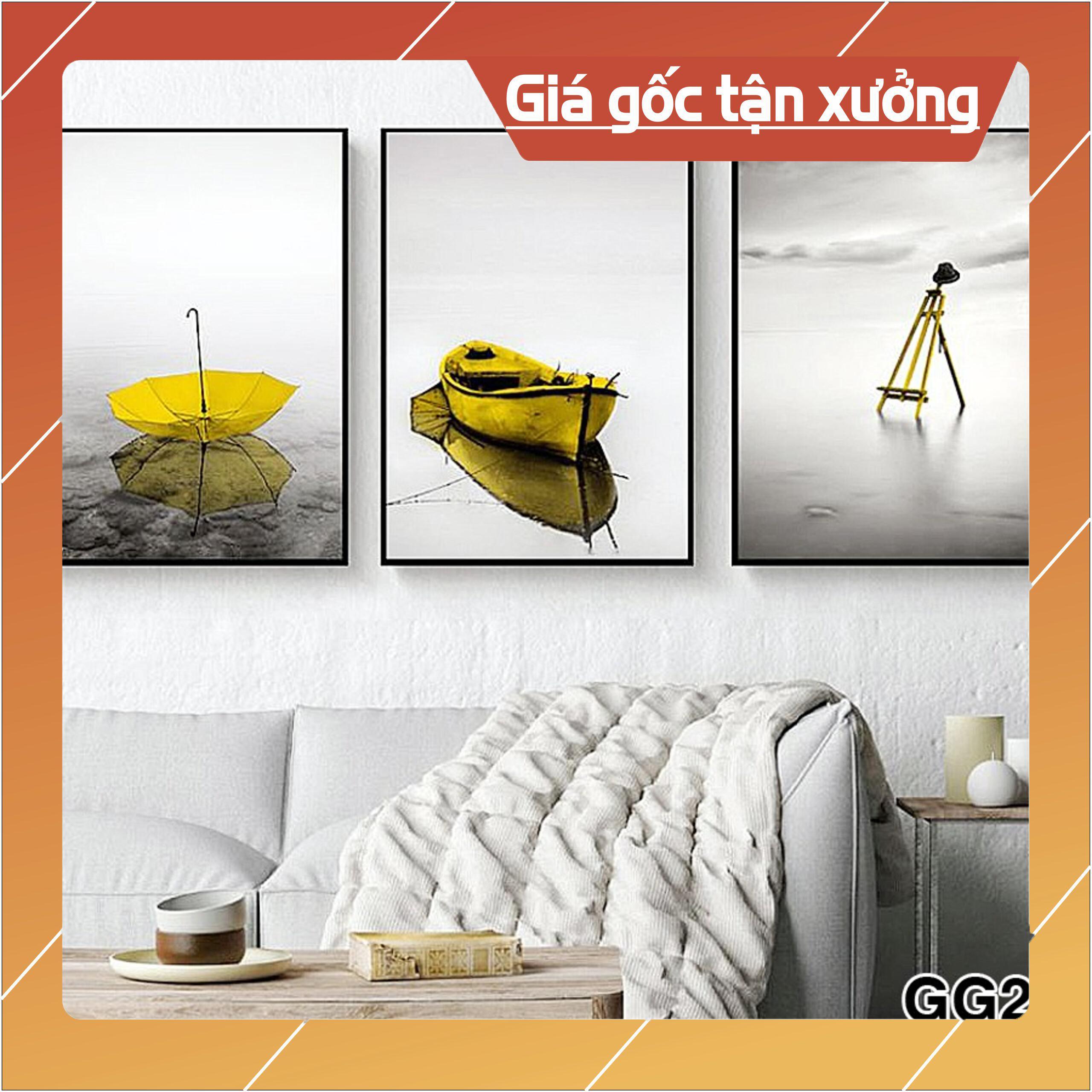 Bộ tranh treo tường phong thủy trang trí nội thất đẹp nhất thị trường phong cách hiện đại mới