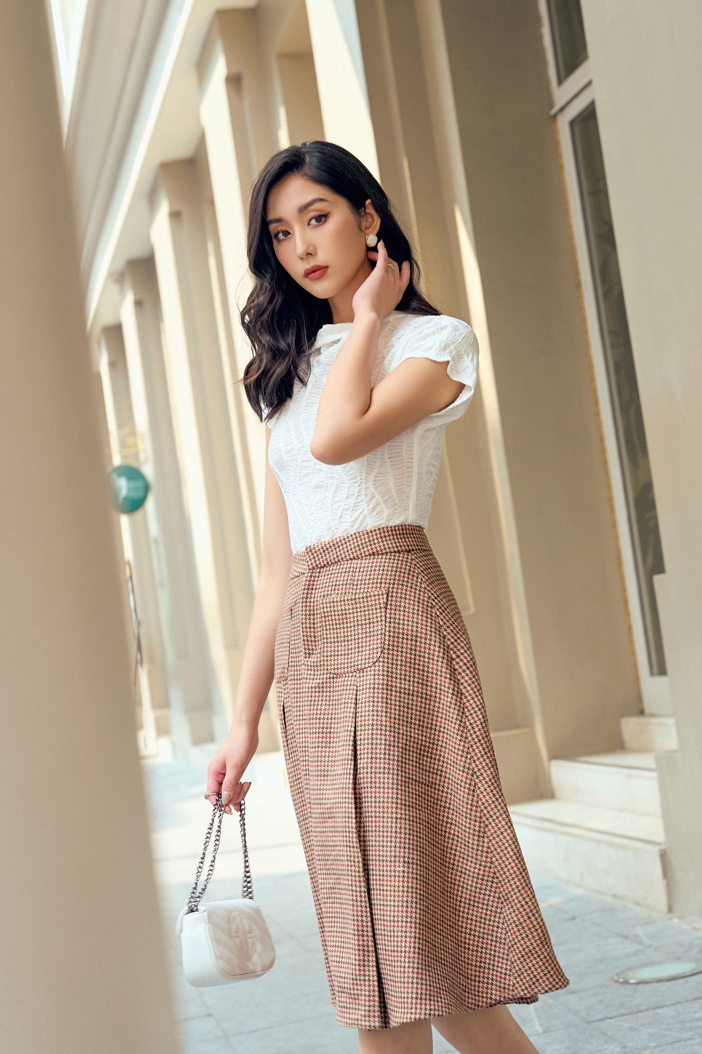 OLV - Áo Delilah Top in White