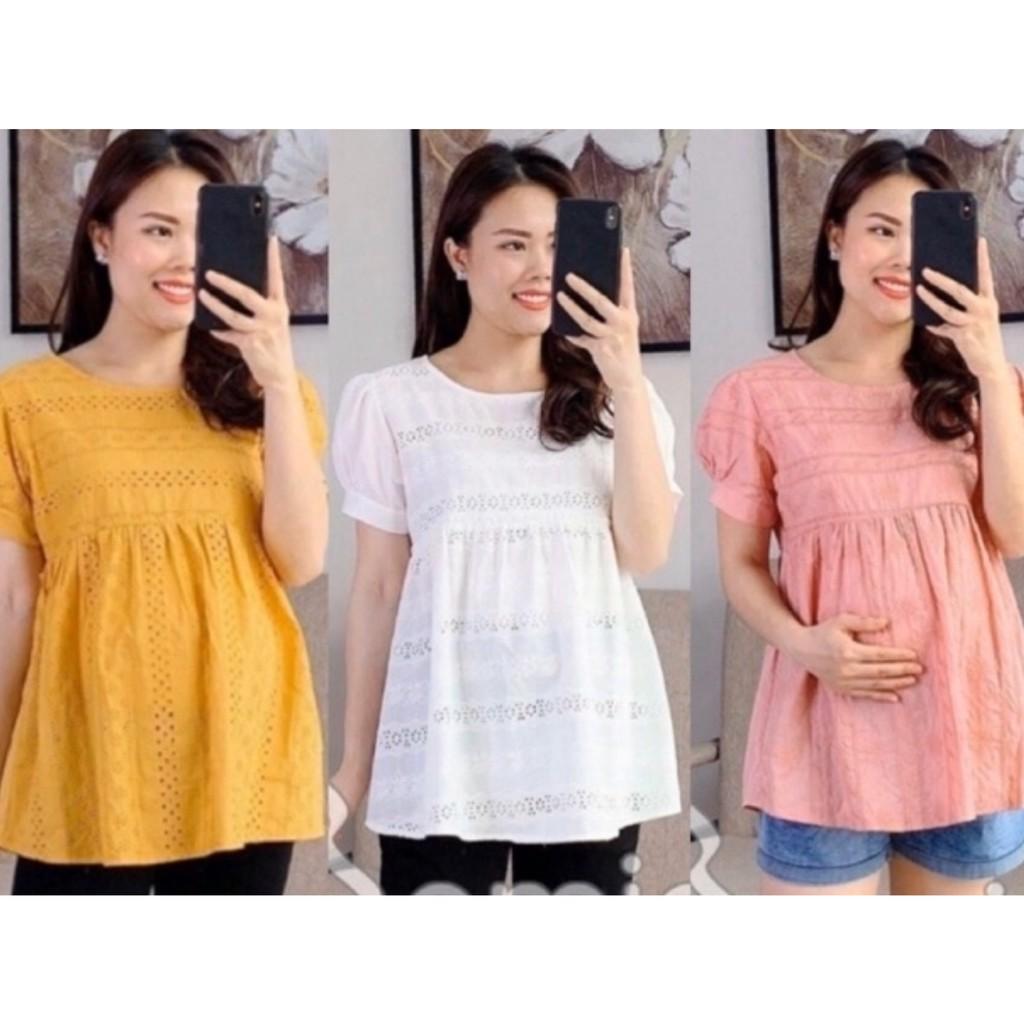 Áo bầu thời trang công sở-áo bầu thời trang - Tổng kho váy bầu