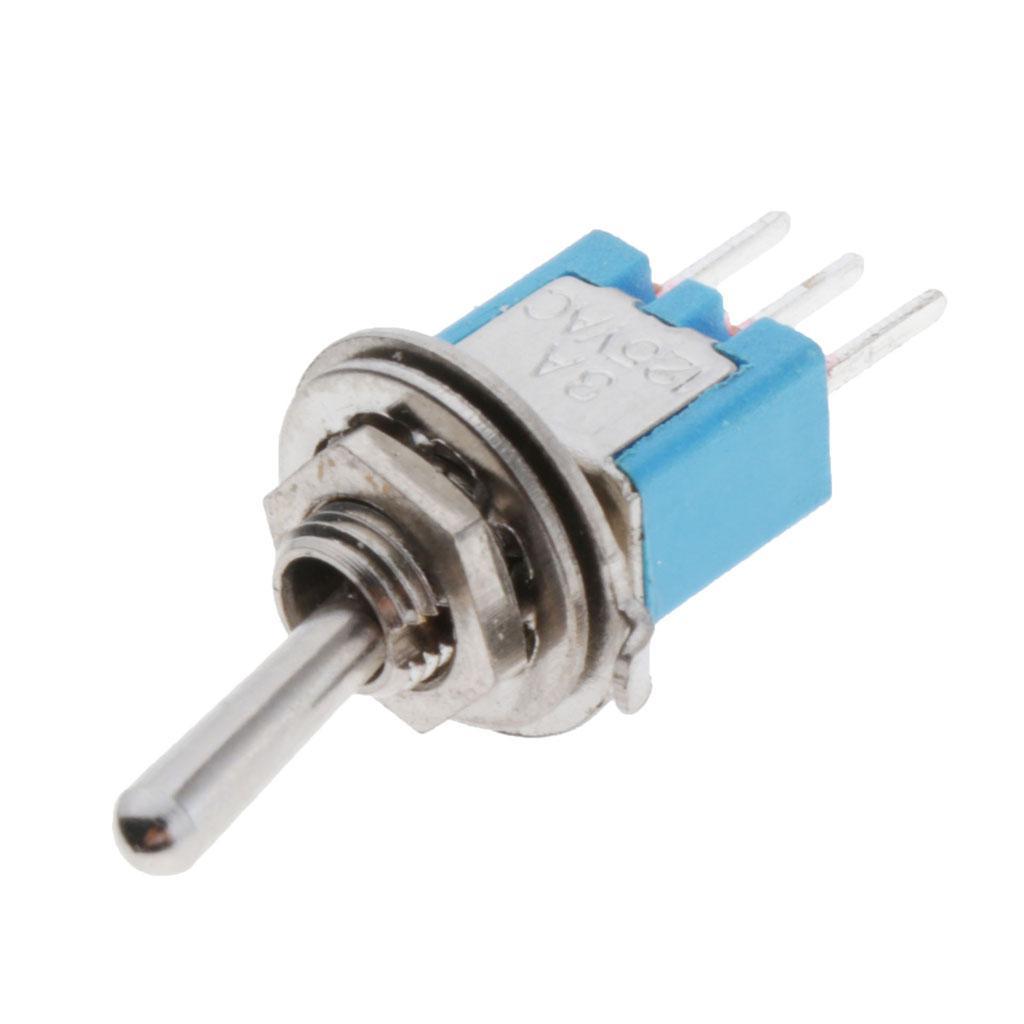 5x   Toggle Switch Momentary Mini Metal Rocker Switches Car Motor