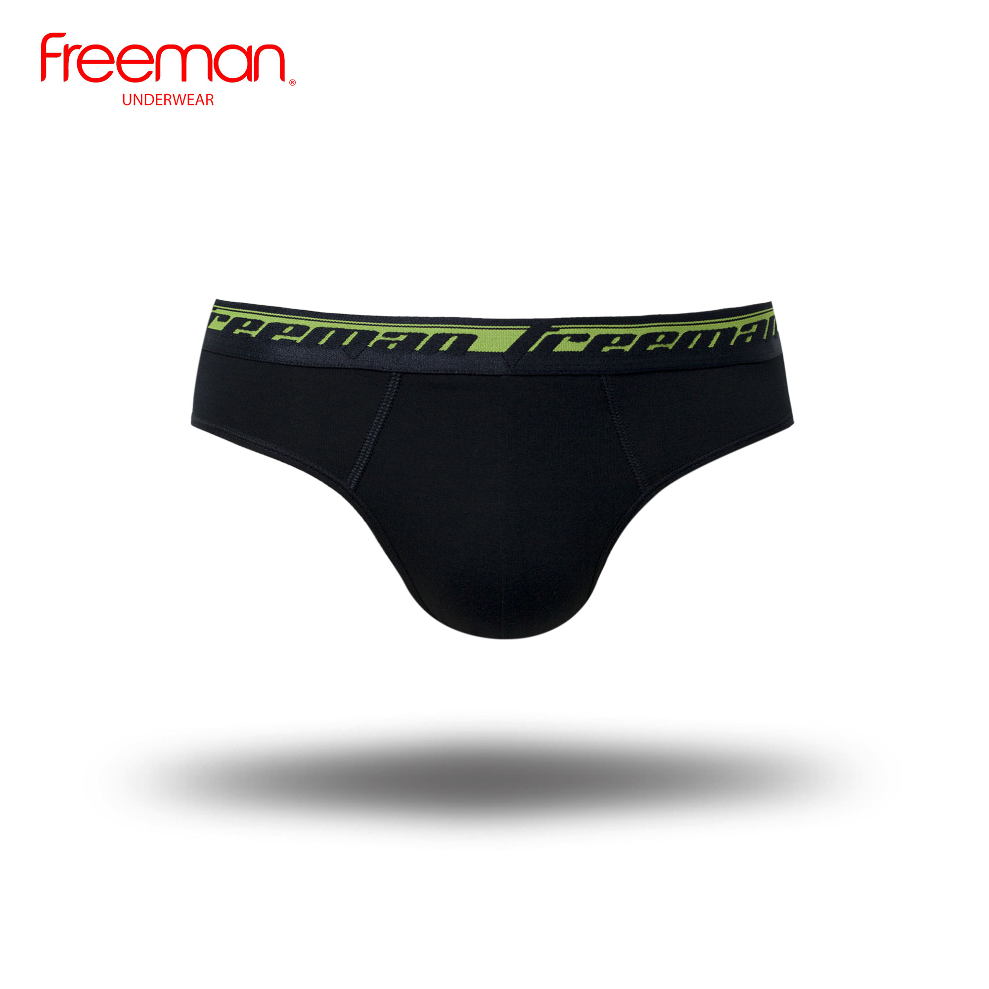 Combo 3 quần lót nam Freeman lưng thun bản, chất liệu TC spandex 6060