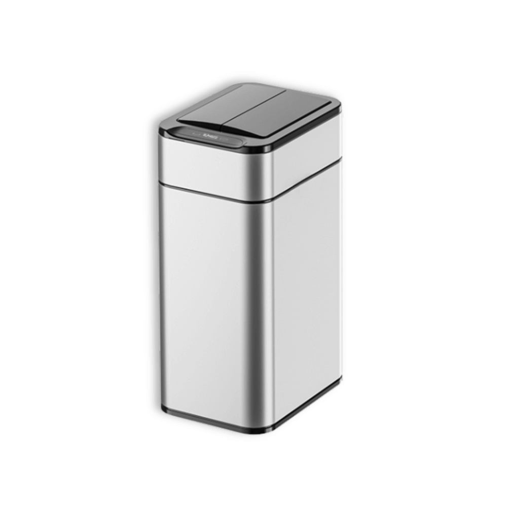 Thùng rác cảm biến ELPHECO 30L mở hai cánh có kẹp giữ túi rác hàng chính hãng