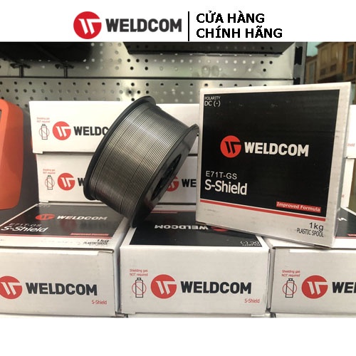 Dây Hàn Lõi Thuốc E71-GS Weldcom 1Kg mm Dùng Hàn MIG Không Dùng Khí