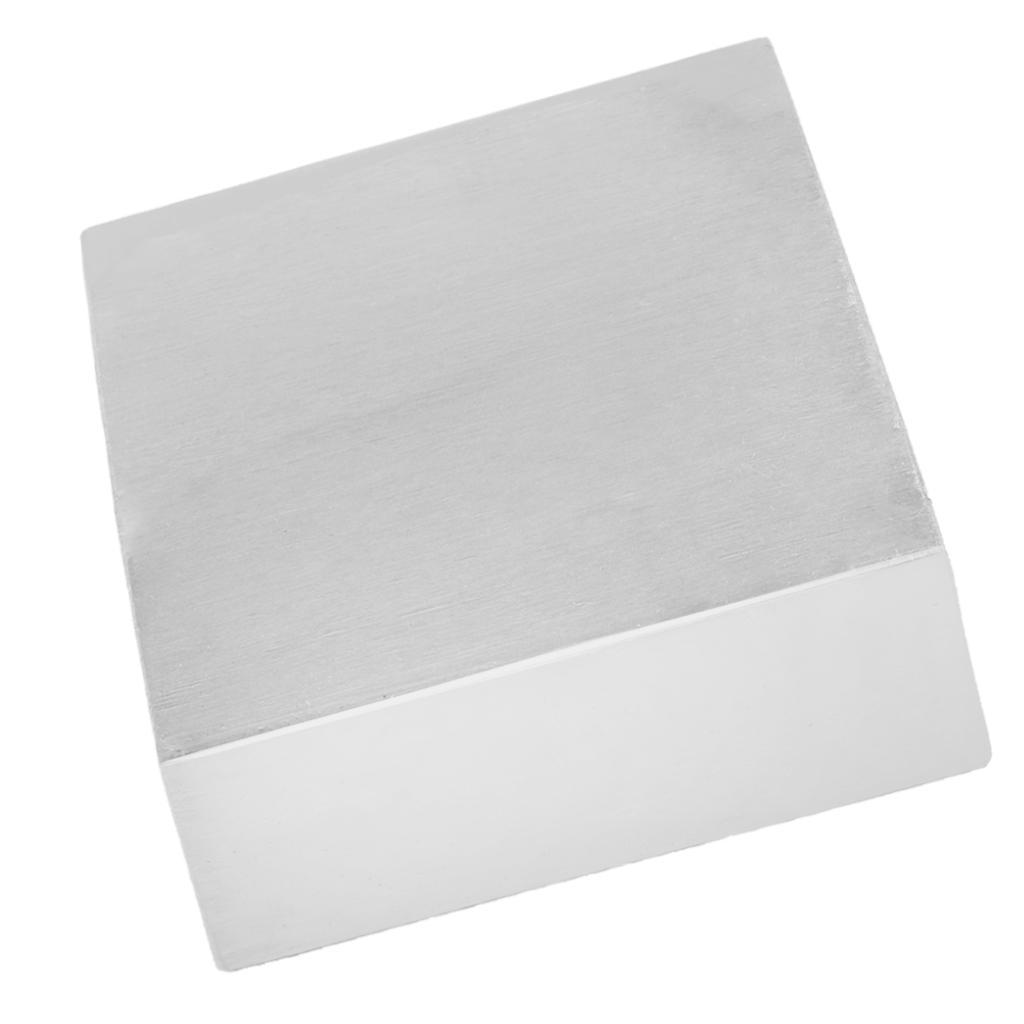 Solid Metal Bench Block Jewelers Silversmiths Anvil Flat Square