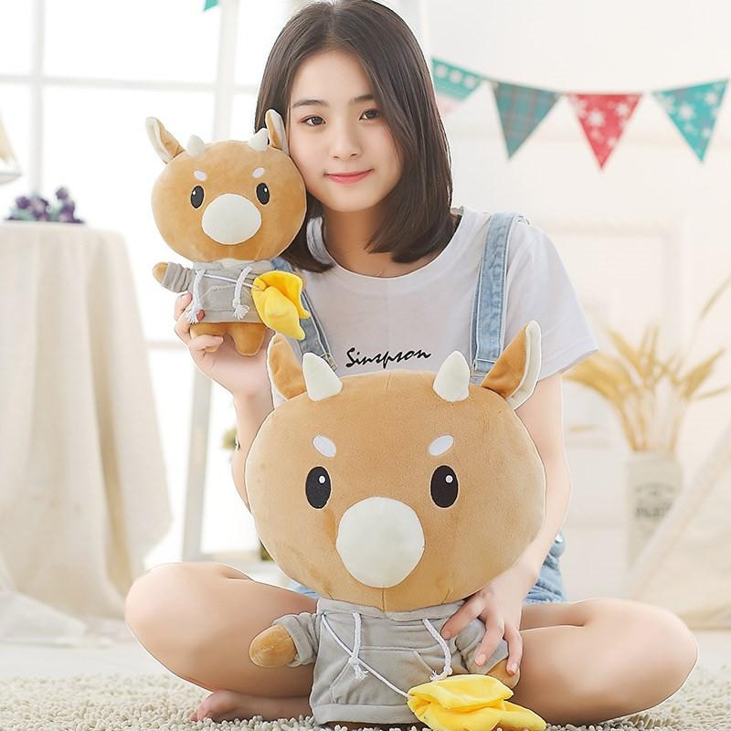 Thú Nhồi Bông Bò Chăm Chỉ Đáng Yêu