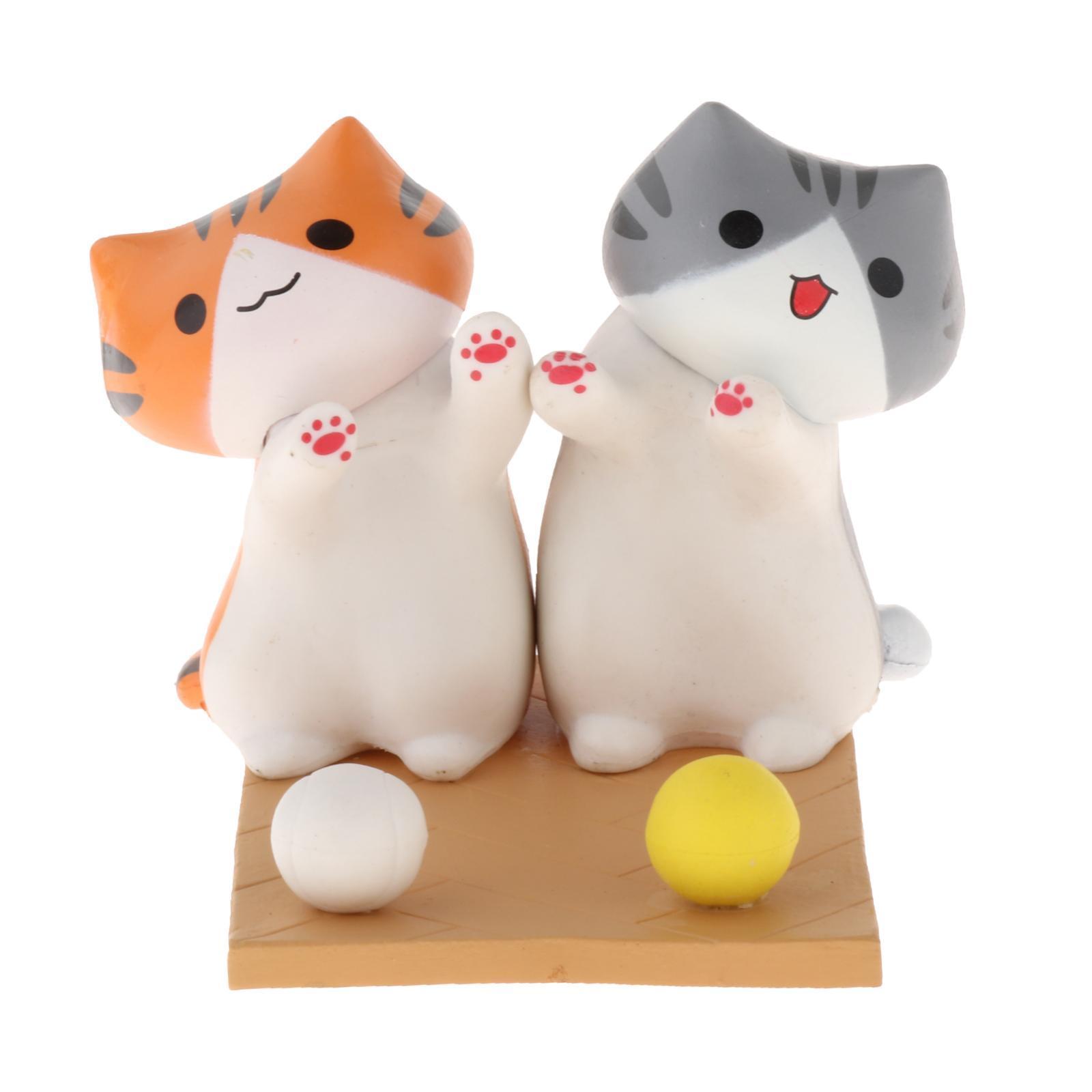 2x Cute Phone Holder PVC Desk Cellphone Tablets Stand for Friends Family