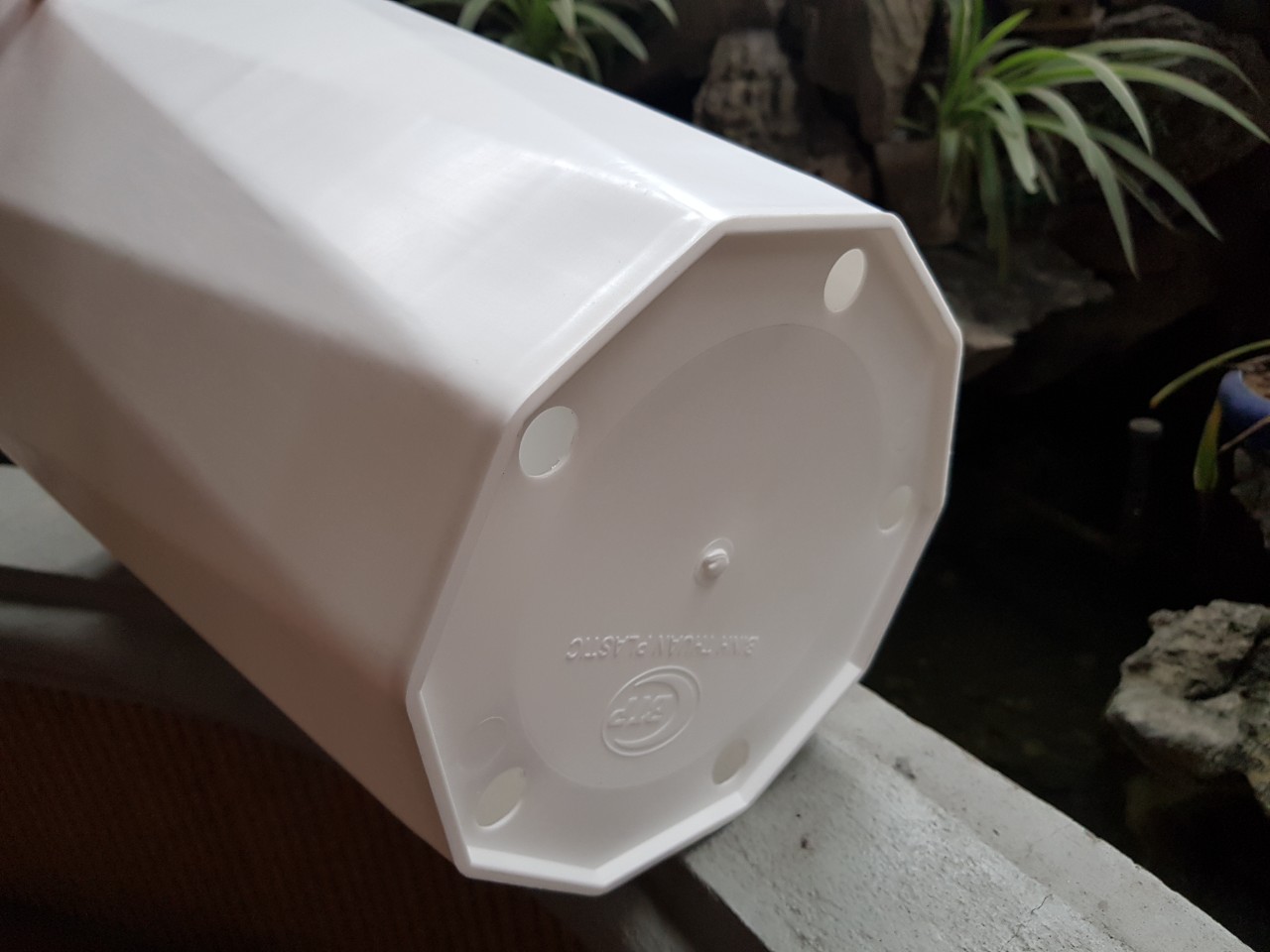Chậu Trồng Cây Đường Kính Miệng 30 cm , Kim Cương , Bằng Nhựa Cao Cấp.