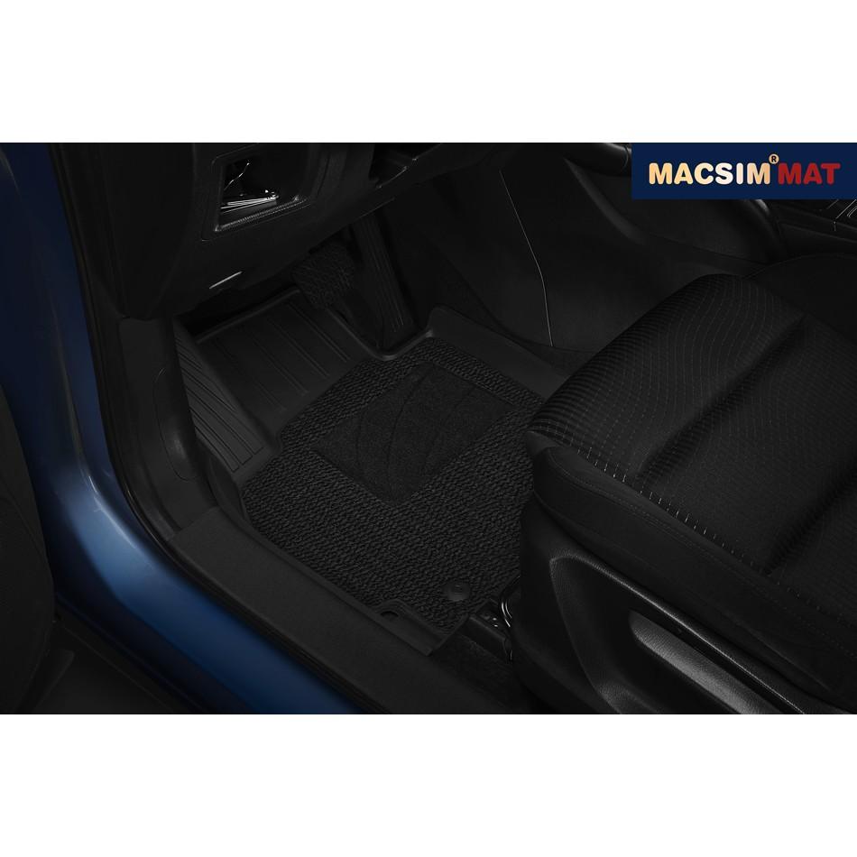 Thảm lót sàn ô tô MAZDA 3 AXELA  Nhãn hiệu Macsim 3W chất liệu nhựa TPE đúc khuôn cao cấp - màu đen