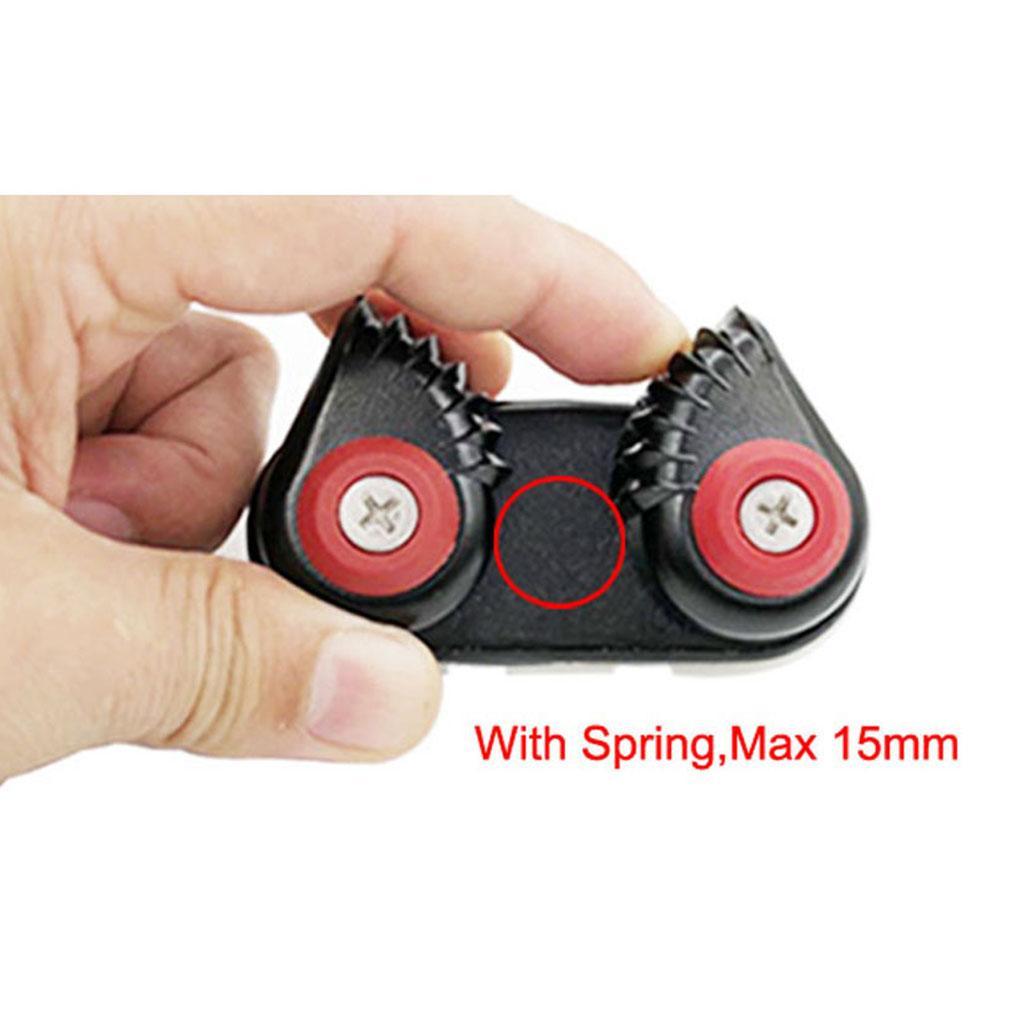 4pcs Aluminum Composite Sailboat Cam Cleat Entry 15mm Cam Cleat Line