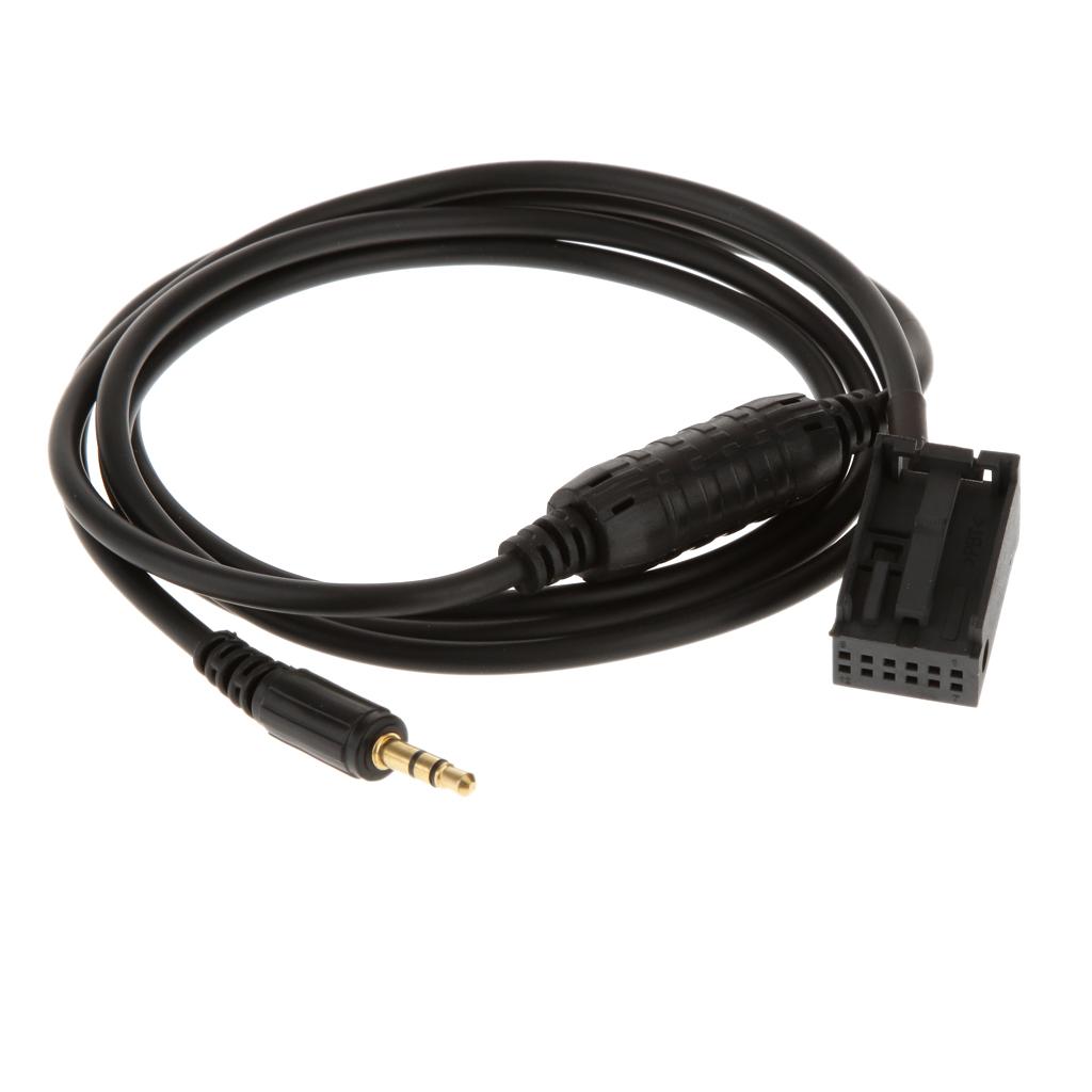 Car 3.5mm  Aux In Adapter Cable MP3 Music Interface for  X5 E53