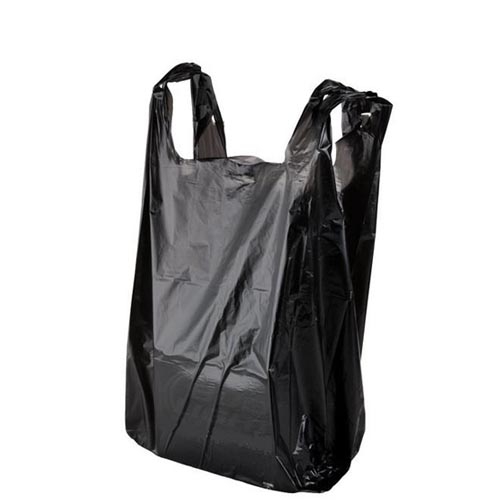 1KG Túi Nilon Đen Bóng Dẻo Dai Có Quai Sách