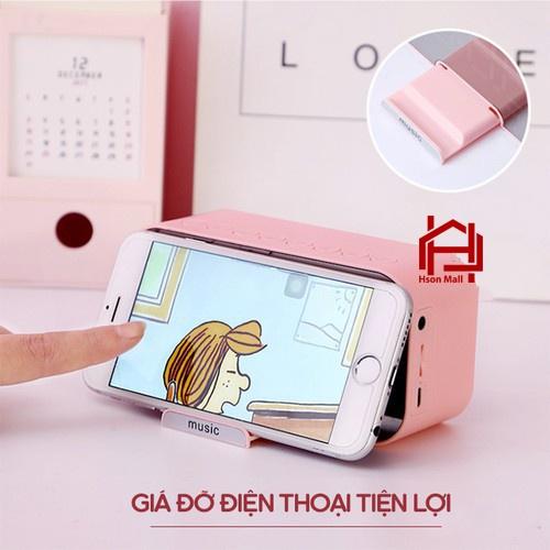 Loa bluetooth đồng hồ G10 cao cấp, loa mini kiêm báo thức, nghe đài FM, màn hình tráng gương hiển thị đèn led