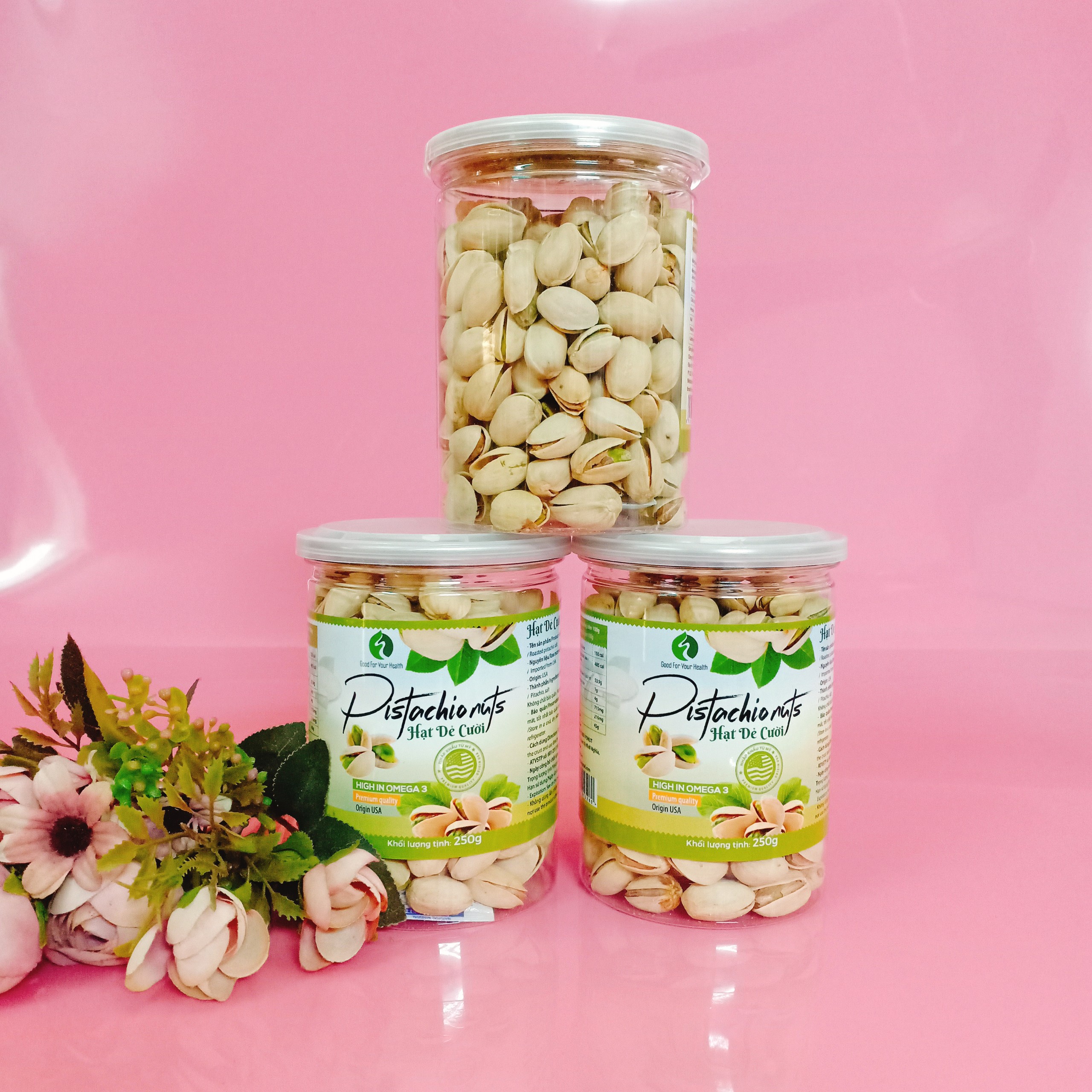 Hạ Dẻ Cười Rang Muối hũ 250g