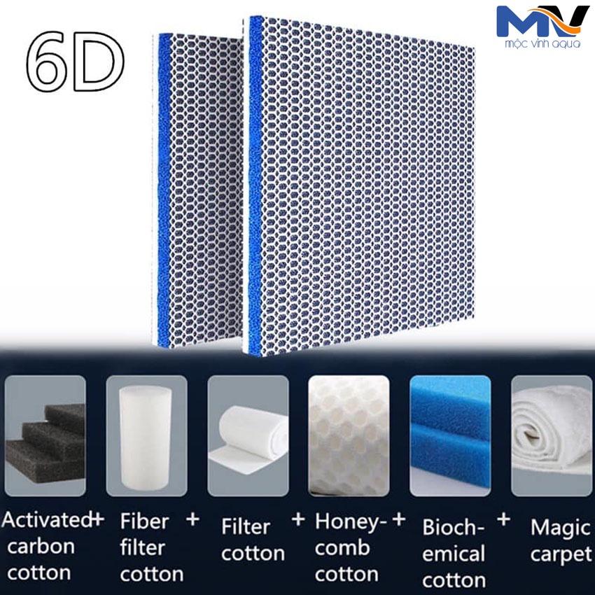 Thảm Lọc 6D Bể Cá Cảnh kích thước 50x30 cm, 120x30 cm