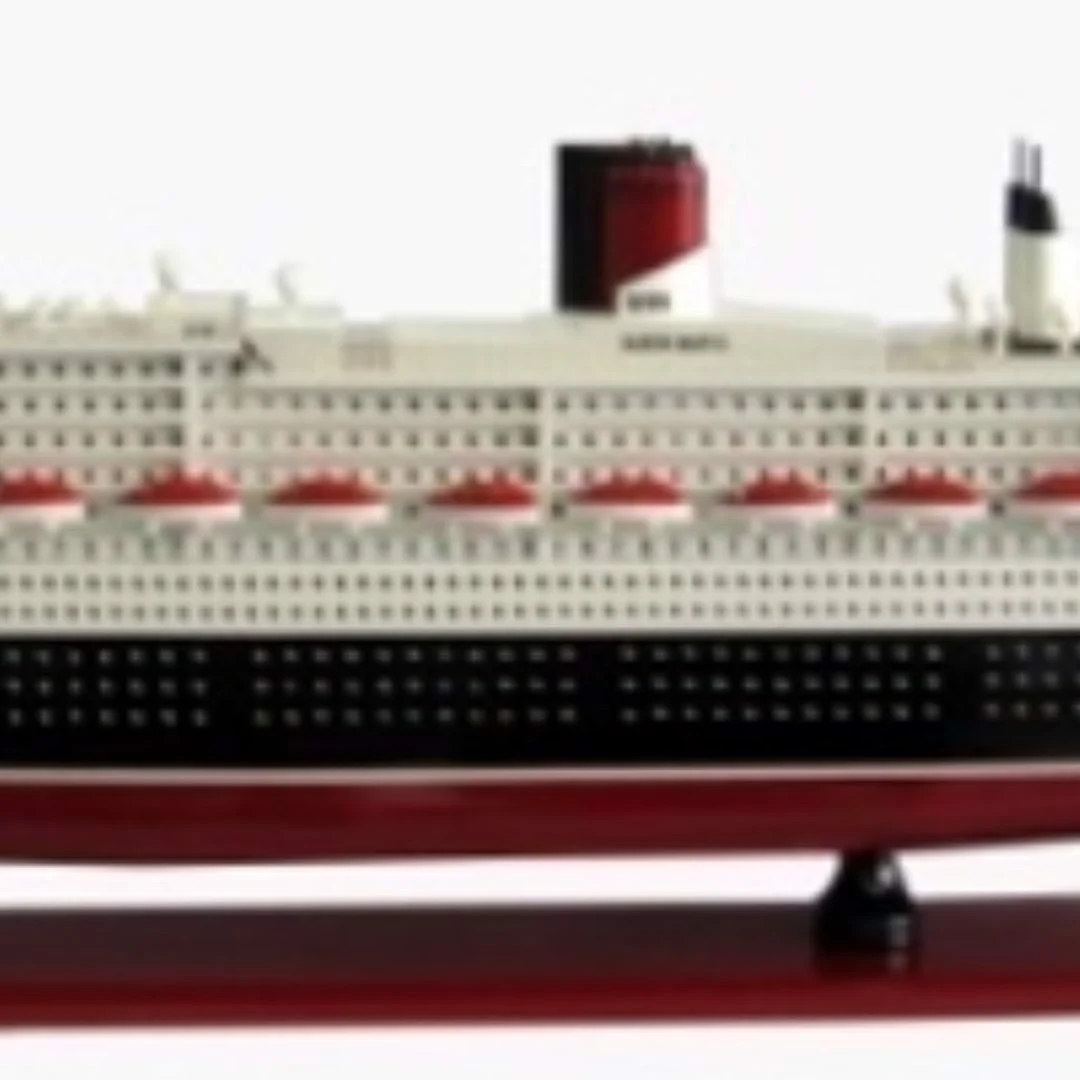 Mô hình Du thuyền QUEEN MARY II cao cấp, mô hình thuyền gỗ tự nhiên sang trọng lắp ráp sẵn 1st FURNITURE