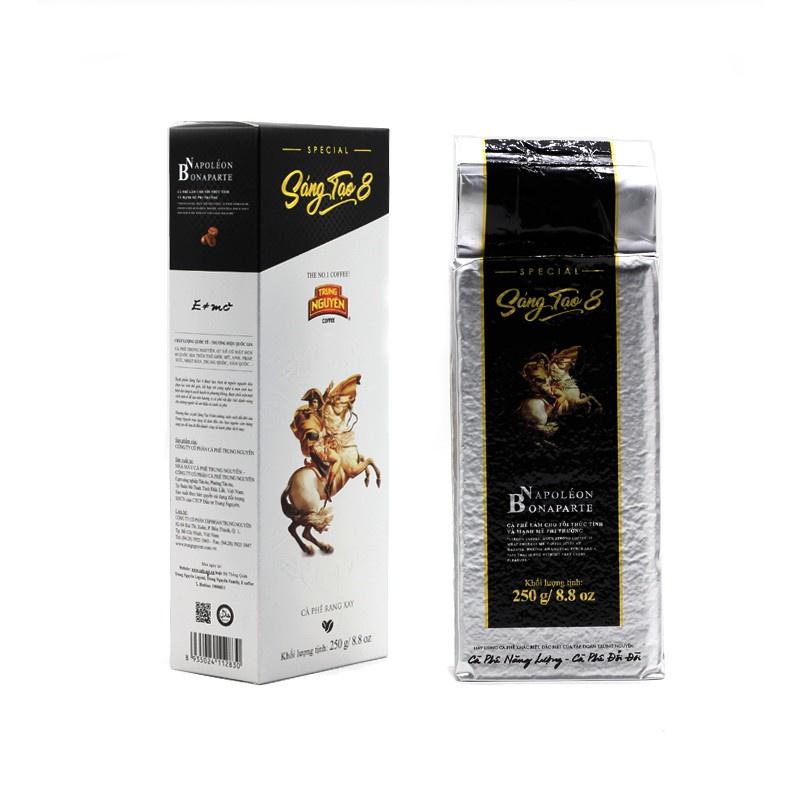 Cà phê Sáng Tạo 8 Trung Nguyên Legend - Rang Xay Hộp 250gr (Arabica, Robusta)