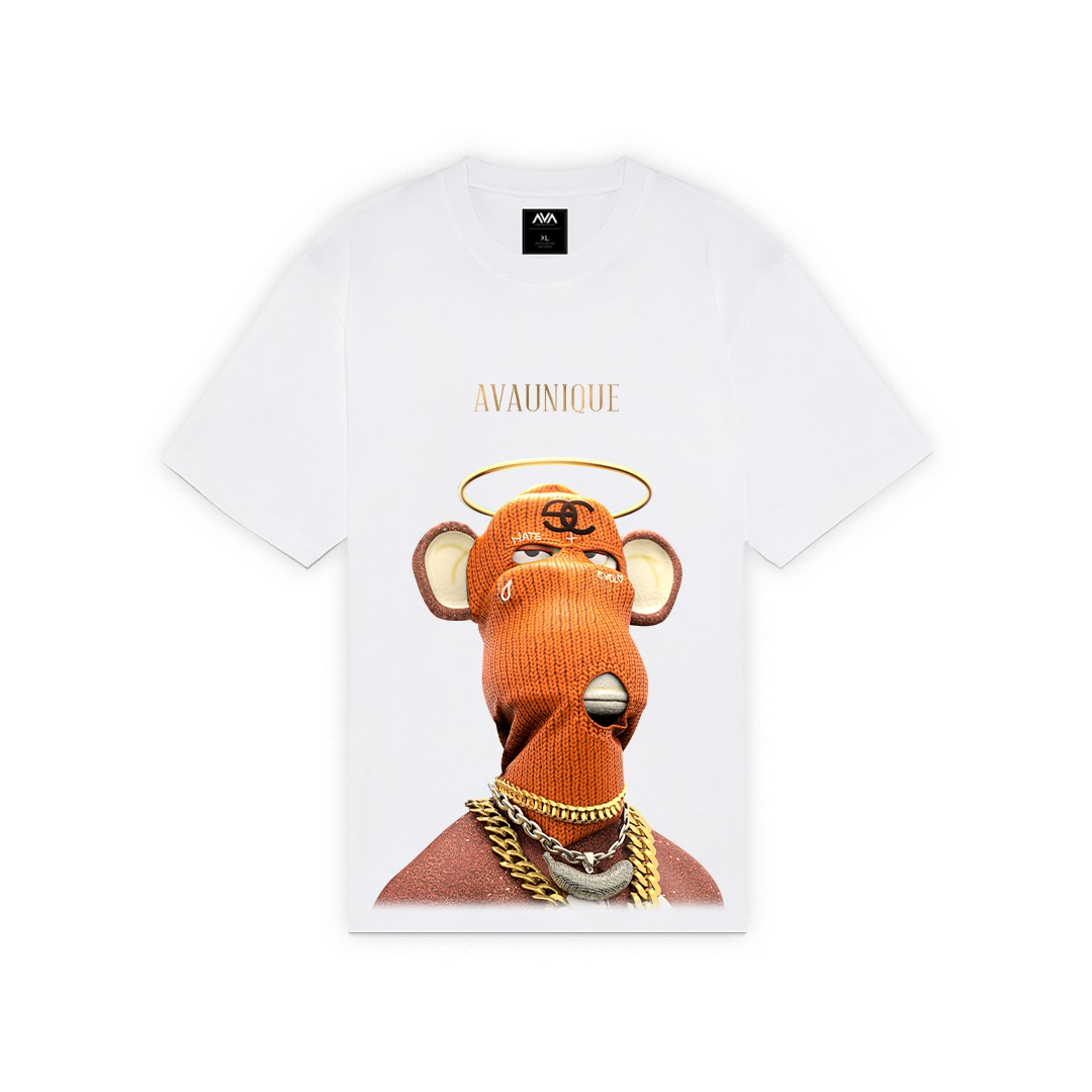 Áo thun  tay lỡ AVAUNIQUE Chất Cotton dáng Unisex I'M NOT GOING TO YOUR MONKEY