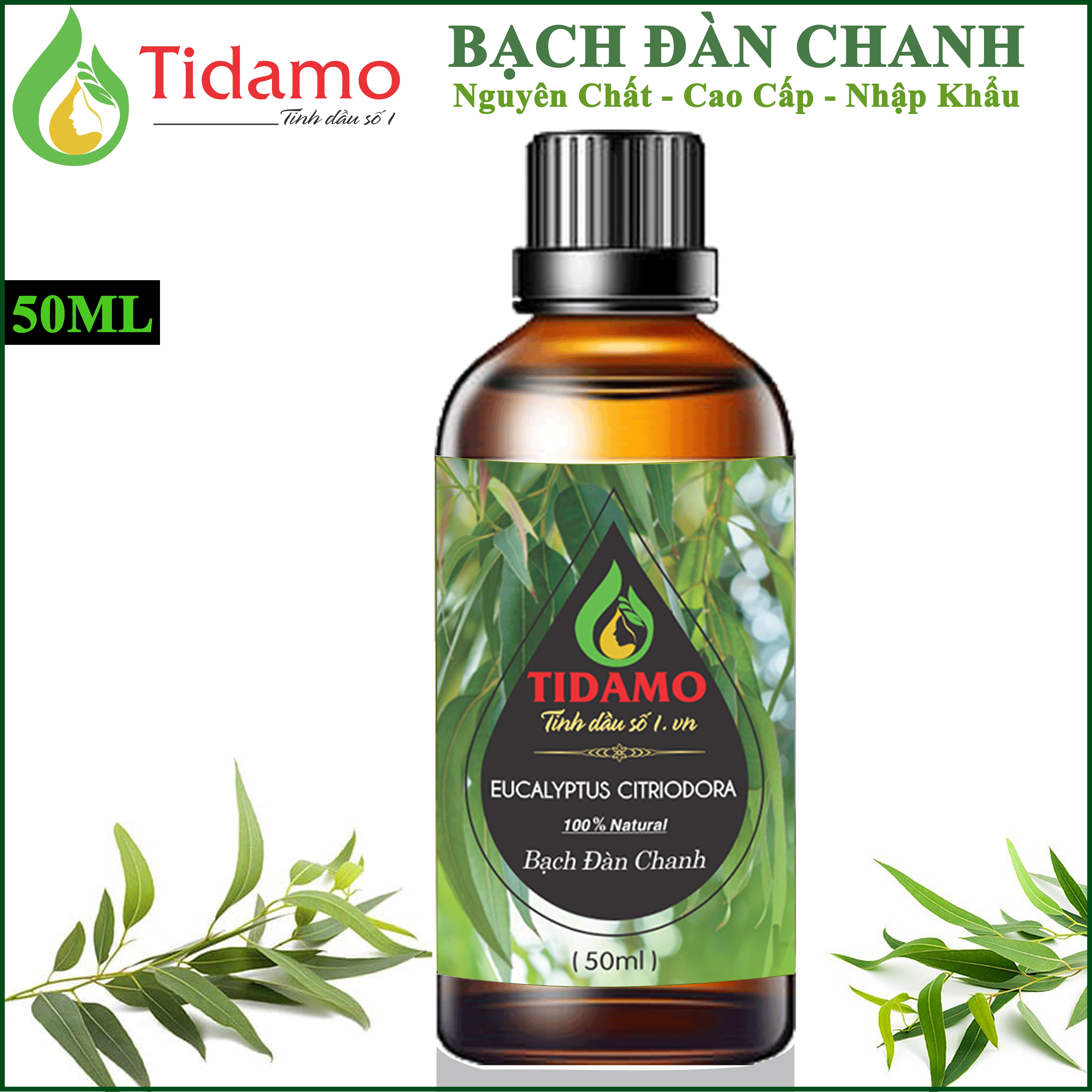 Tinh Dầu Bạch Đàn Chanh Nguyên Chất, Tự Chọn Dung Tích/ Chính Hãng TIDAMO, Có Kiểm Định Chất Lượng/ Tinh Dầu Xông Phòng Bạch Đàn Chanh Thơm Thư Giãn, Khử Mùi và Đuổi Muỗi