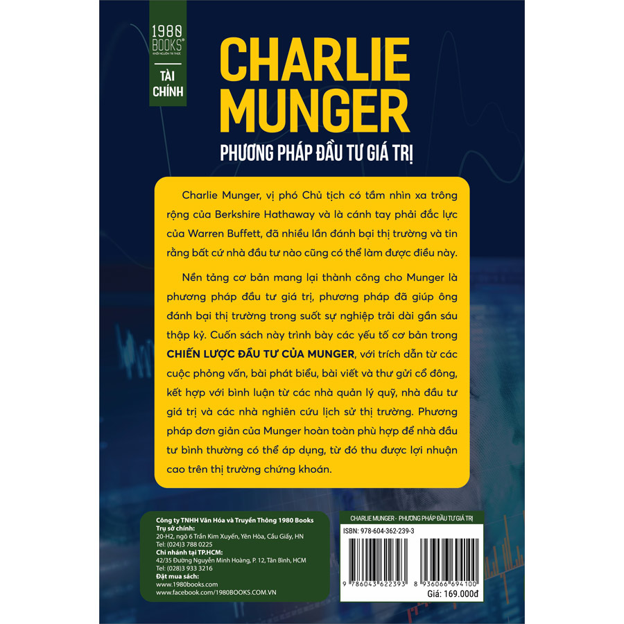 CHARLIE MUNGER – Phương Pháp Đầu Tư Giá Trị