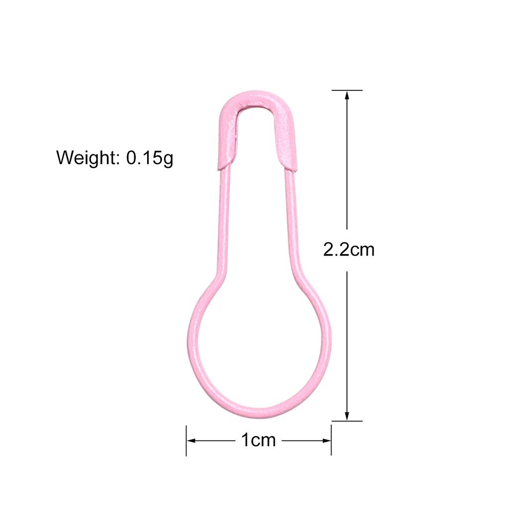 Bộ ghim kim loại nhiều màu dùng cho đánh dấu thêu may, làm đồ handmade với hộp đựng an toàn tiện lợi