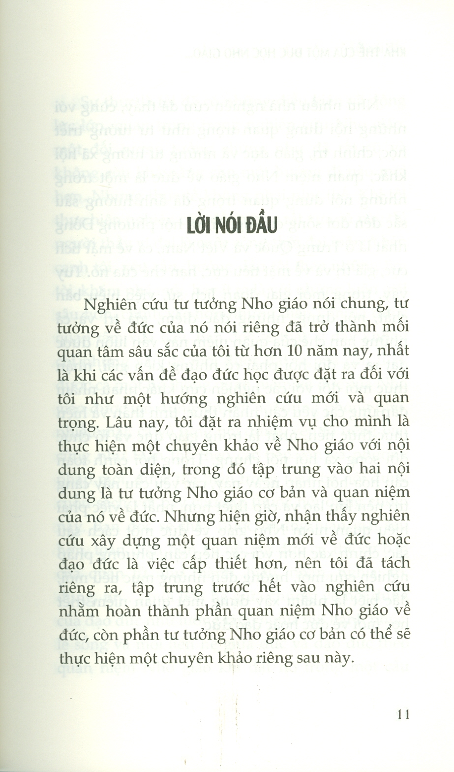 Khả Thể Của Một Đức Học Nho Giáo Trong Sách Tứ Thư