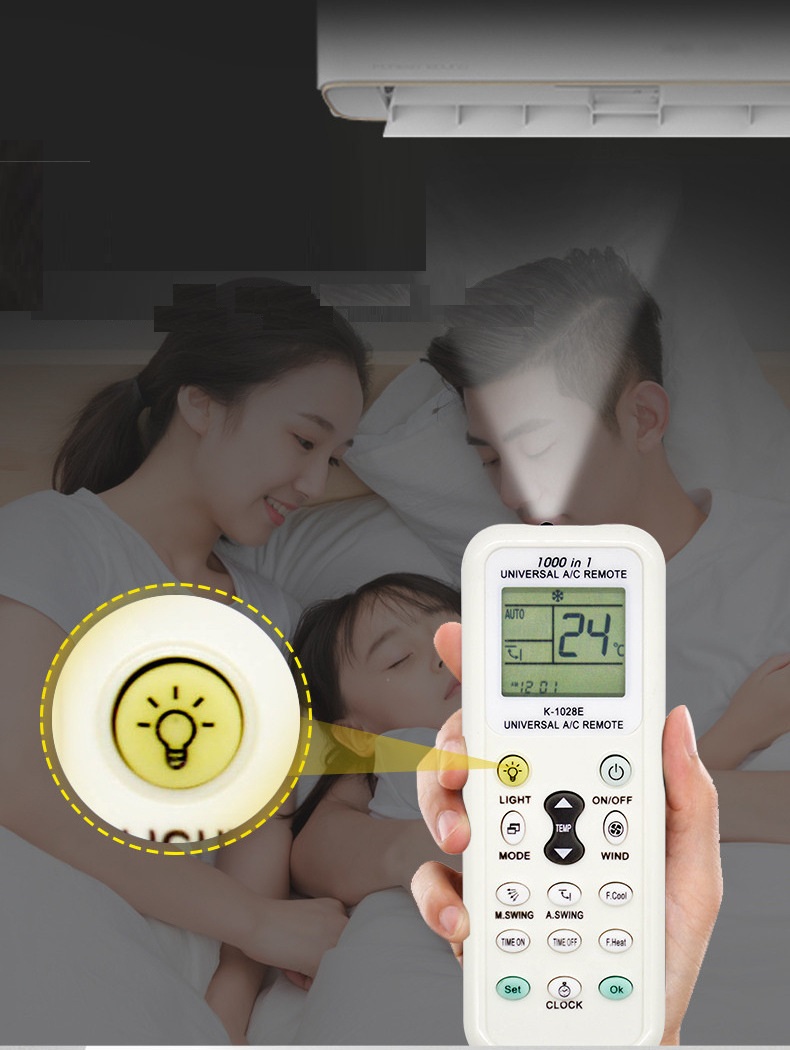 Remote Điều Khiển Điều Hòa Đa Năng - Dễ Sử Dụng - Thích Hợp Với Tất Cả Các Loại Máy Lạnh