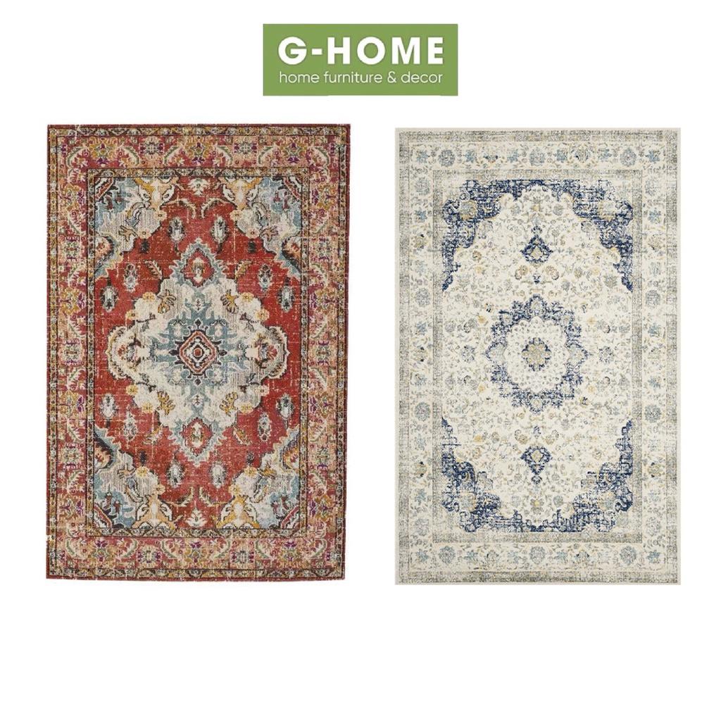 Thảm trải sàn phòng ngủ phòng khách Ghome họa tiết Bohemian cao cấp chất liệu siêu mịn đẹp - Thảm chữ nhật lớn TSL06