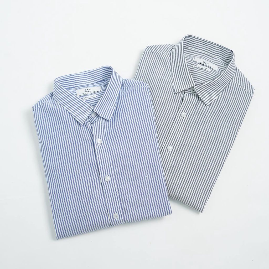 áo sơ mi nam dài tay cổ bẻ thương hiệu 360 Boutique chất liệu cotton thoáng mát - SKDTK333
