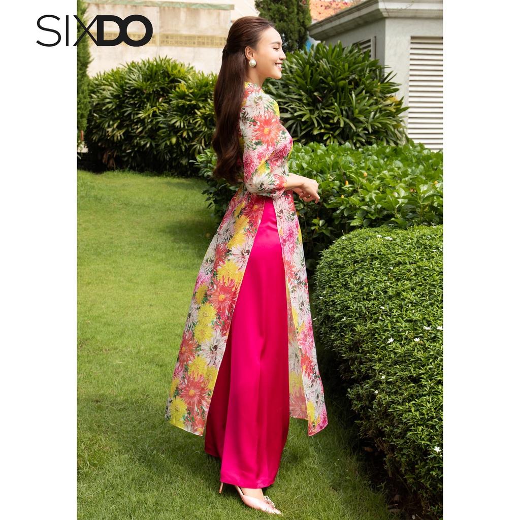 Quần lụa ống rộng thời trang SIXDO