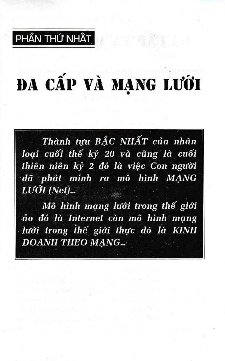 Bạn Biết Gì Về Điều Bạn Chưa Từng Biết - Tập 1 Quyển 2: Kinh Doanh Theo Mạng Phát Minh Vĩ Đại Của Nhân Loại