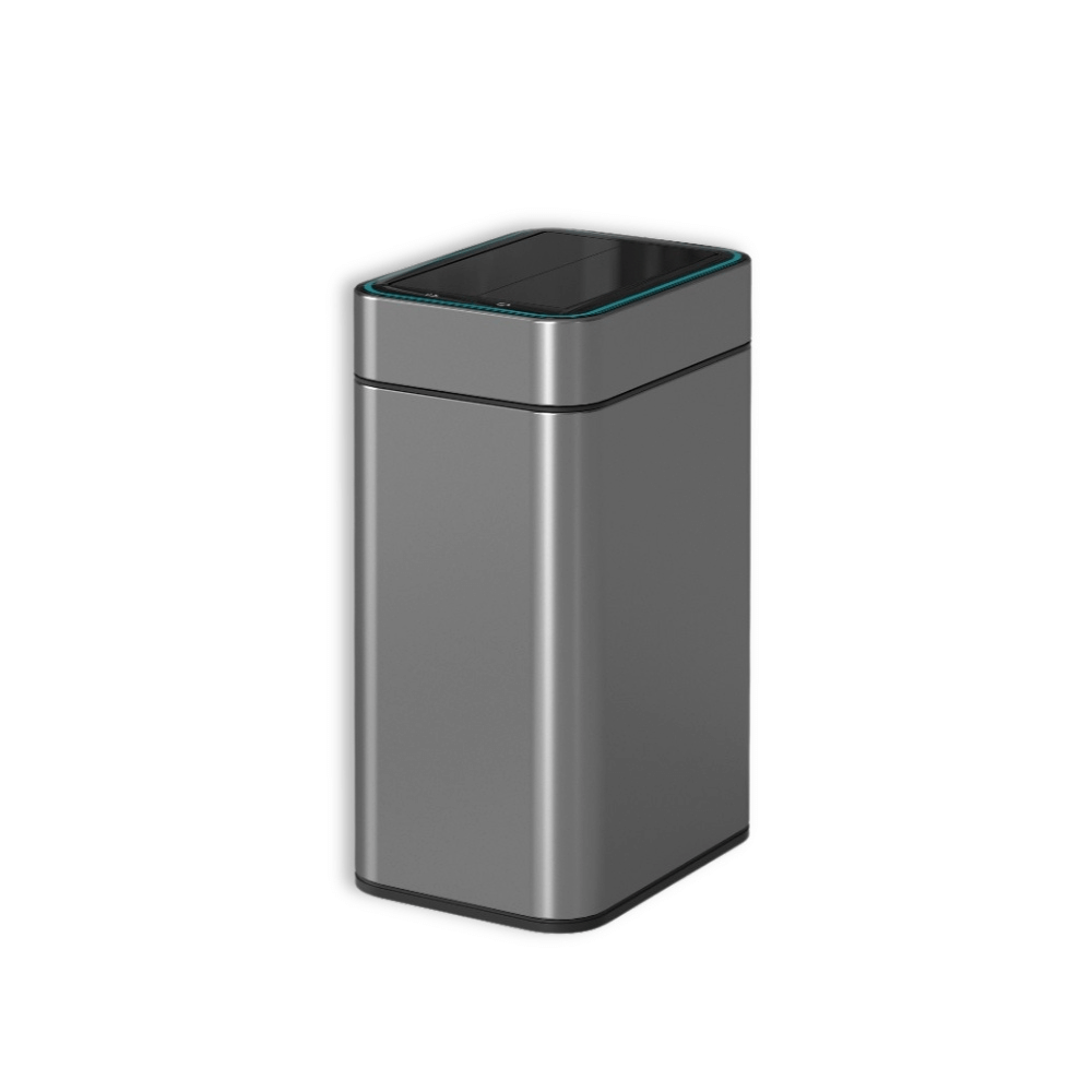 Thùng rác cảm ứng ELPHECO cánh bướm inox 15L ELPH9830 có đèn hàng chính hãng