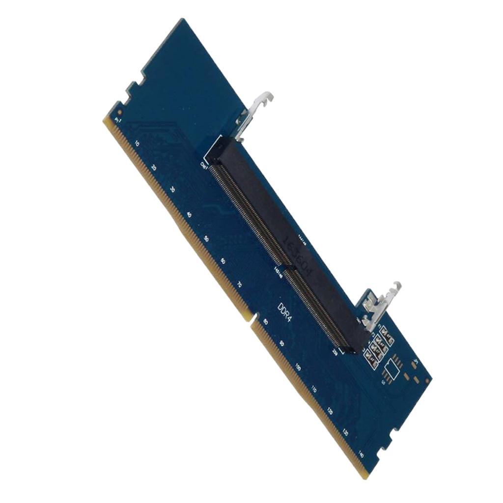 Laptop DDR4 SO-DIMM to Desktop PC DIMM Memory RAM Connector Adapter