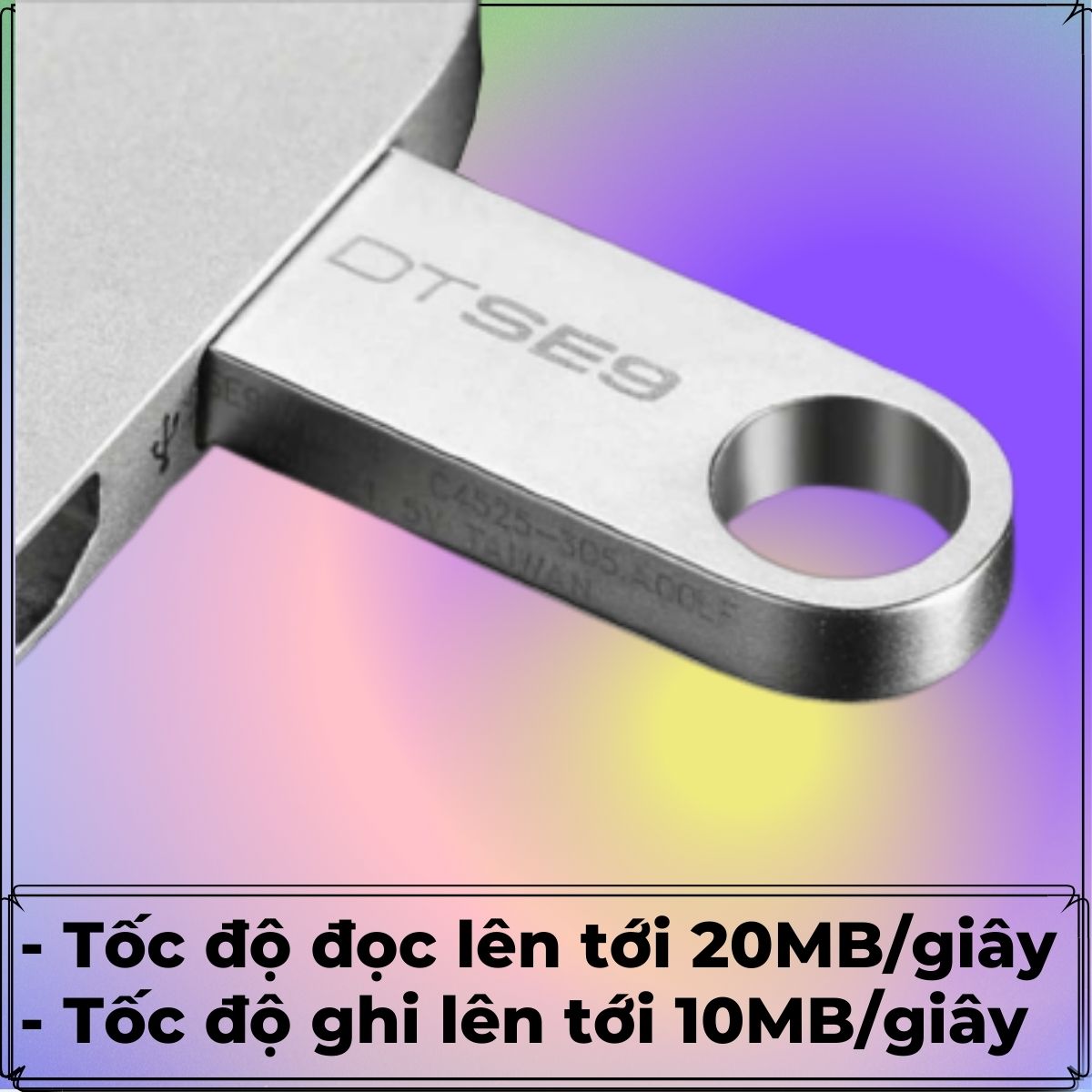 USB 64gb cao cấp TLT - Thiết kế nhỏ gọn, vỏ kim loại, chống nước, kết hợp công nghệ truyền tải siêu tốc