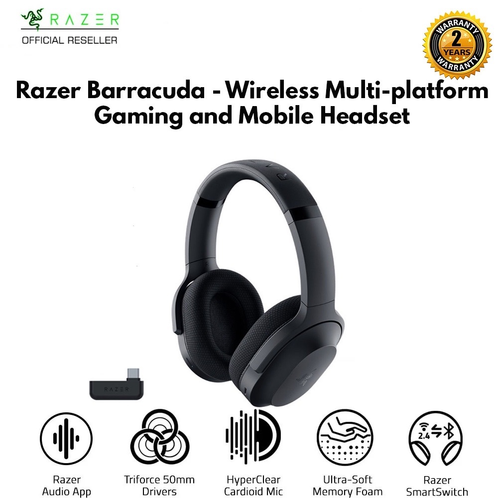 Tai nghe chơi Game Razer Barracuda - Hàng chính hãng