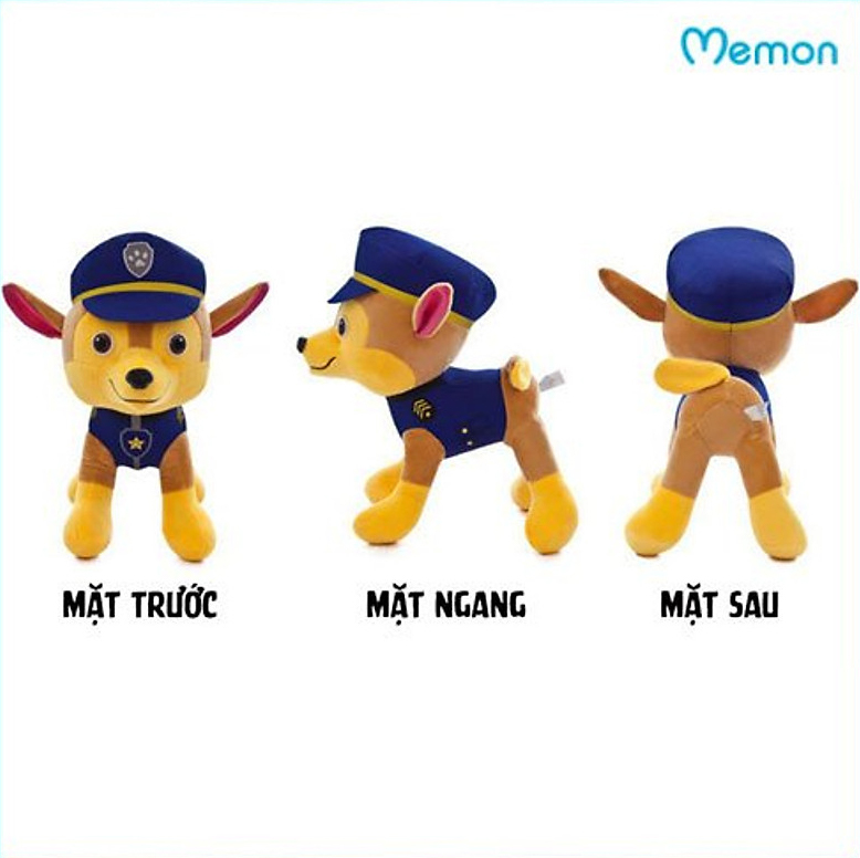 Gấu Bông Chó Cứu Hộ Cao Cấp - Hàng Chính Hãng Memon - Đồ Chơi Thú Nhồi Bông Chó Cứu Hộ, Bông Gòn PP 3D Tinh Khiết, Đàn Hồi Đa Chiều, Bền Đẹp, Mềm Mịn, An Toàn Cho Người Sử Dụng