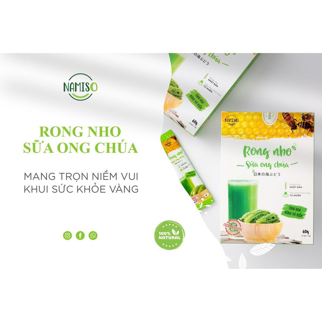 Rong nho sữa ong chúa Namiso, rong nho sữa ong chúa giúp tăng cường sức khỏe