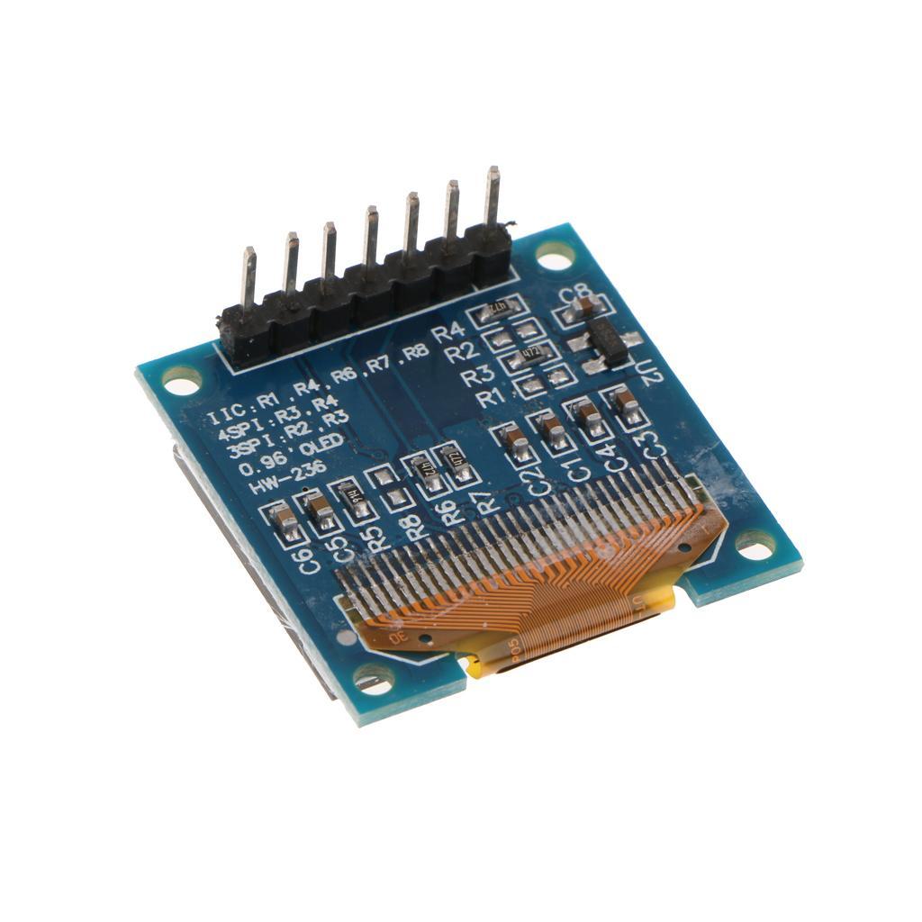0.96 Inch SPI IIC 128X64 OLED LCD LED Display Module For Yellow+Blue