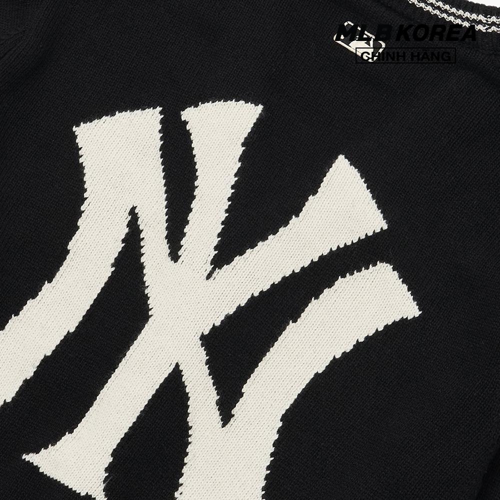 MLB - Áo khoác cardigan phom suông Basic Big Logo 3AKCB0124